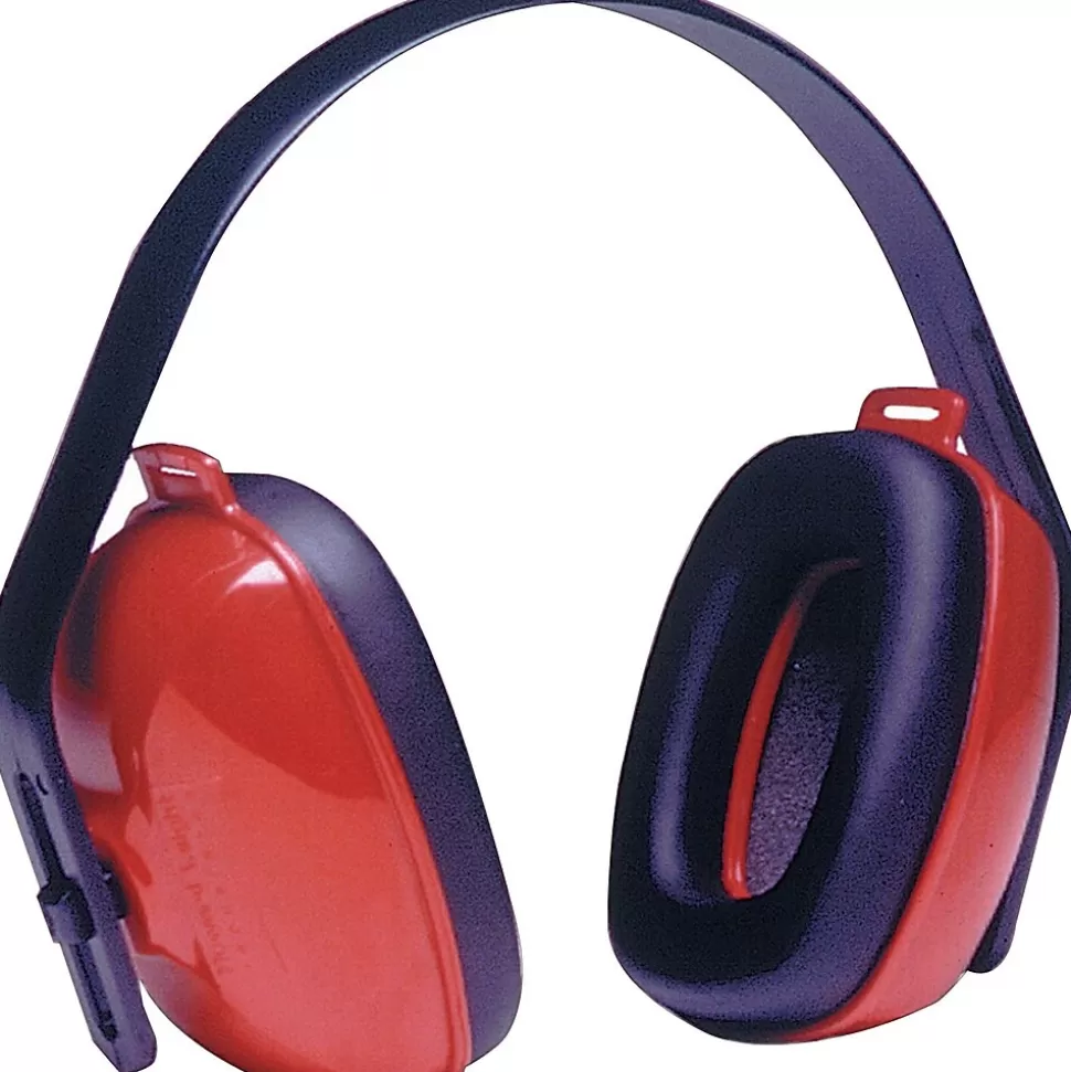 Howard Leight ® QM24+® Overhead Earmuffs, Red, 25 dB Online