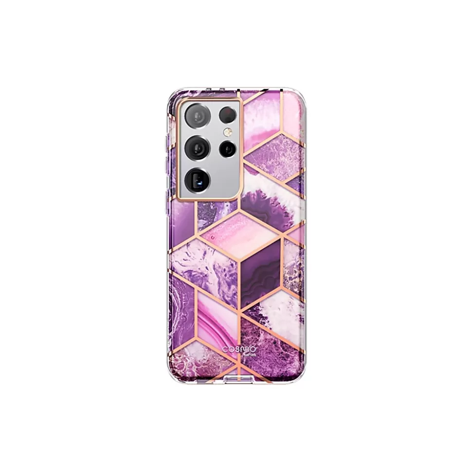 i-Blason Cosmo Marble Purple Case for Samsung Galaxy S21 Ultra (Galaxy-S21Ultra-Cosmo-Ameth) Outlet