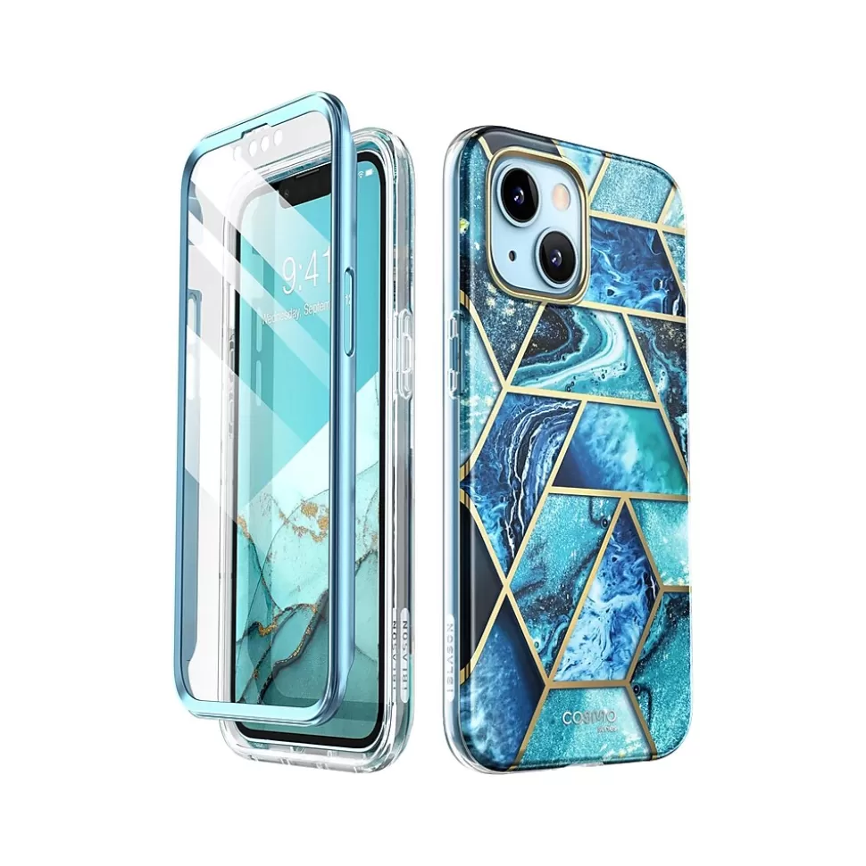 i-Blason Cosmo Ocean Blue Snap Case for iPhone 13 (iPhone2021-6.1-Cosmo-SP-Ocean) Cheap