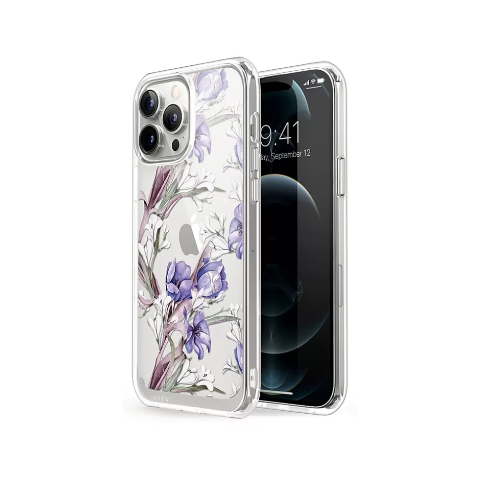 i-Blason Halo Bouquet Purple Snap Case for iPhone 13 Pro Max (iPhone2021-6.7-Halo-N) Discount