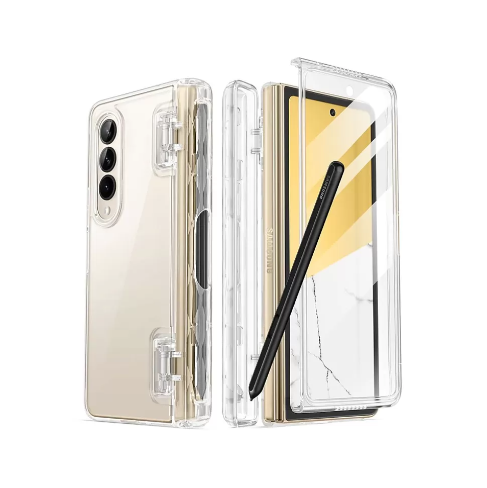 i-Blason Halo Clear Snap Case for Samsung Galaxy Z Fold4 (Galaxy2022-ZFold4-5G-Cosmo-Pen-SP-Clear) Hot