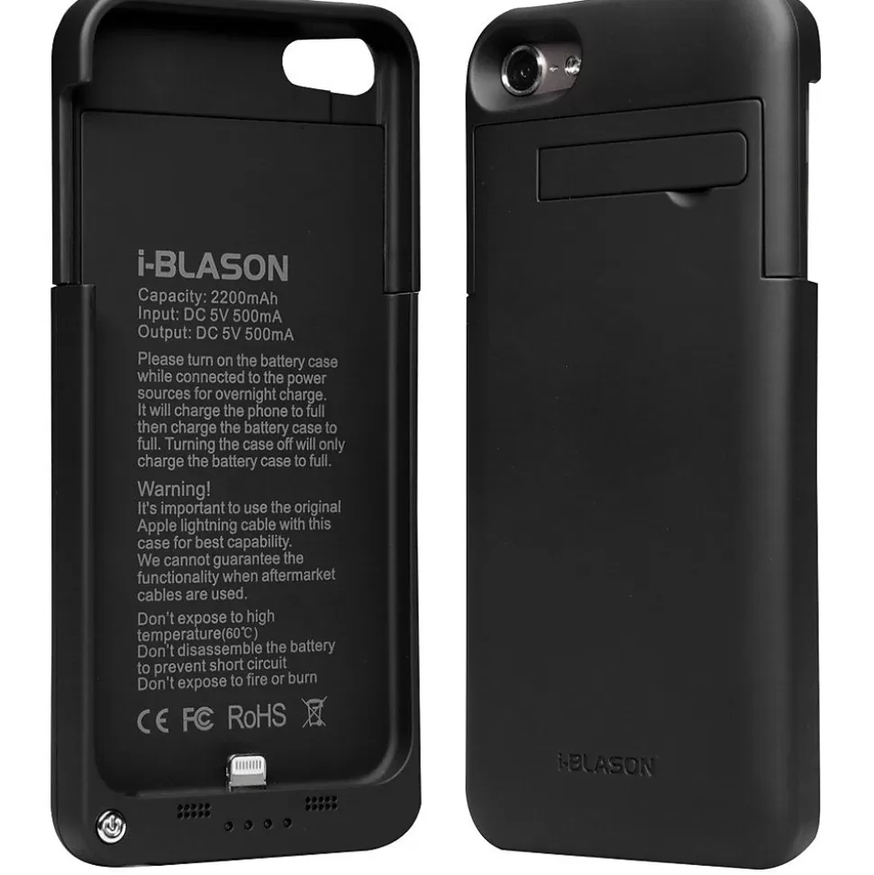 i-Blason PowerGlider 8-Pin Lightning Rechargeable Battery Case for Apple iPod Touch 5th Generation, Black Store