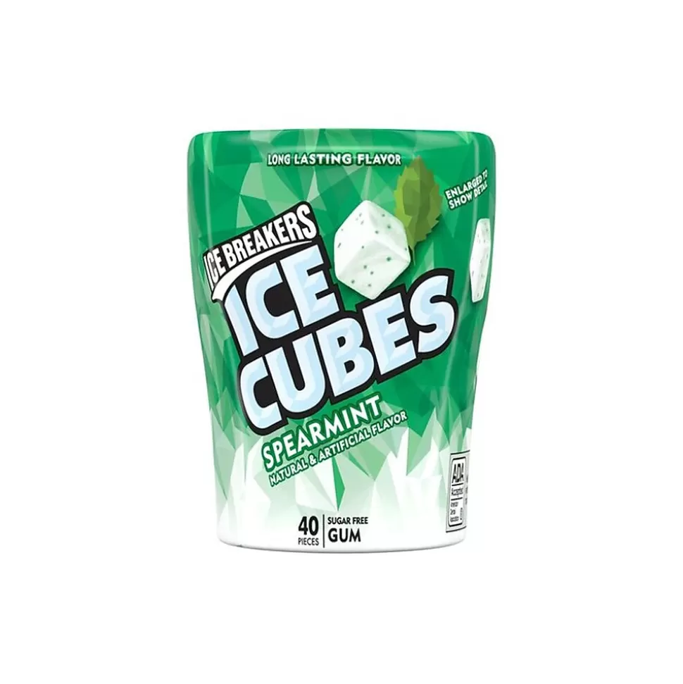 Ice Breakers Ice Cubes, Sugar Free, Spearmint Gum, 40 Pieces/Pack (HEC70124) Cheap