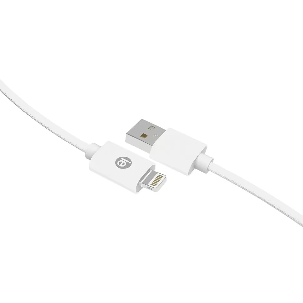 iEssentials Lightning to USB-A Charging Cable, 6 ft., White (IENBC6LWT) Hot