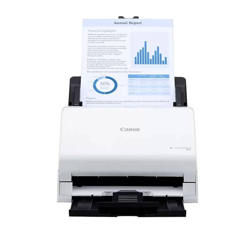 Canon imageFORMULA R30 USB Duplex Document Scanner, White (6051C002) Sale