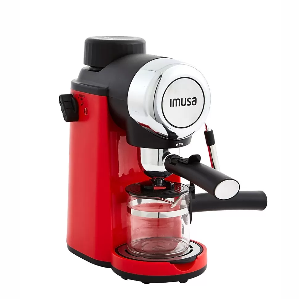 Imusa 4-Cups Espresso Machine, Red (GAU-18218) Cheap