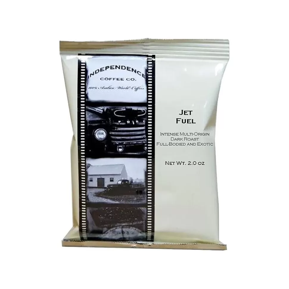 Independence Coffee Co. Jet Fuel Coffee Frac Pack, Dark Roast, 2 oz., 40/Carton (JFX.FP-2.0oz40ctbx) Shop