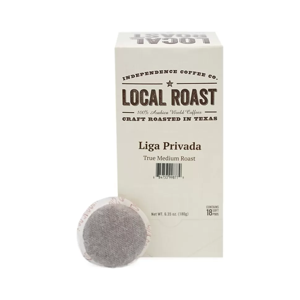 Independence Coffee Co. Liga Privada Coffee Pods, Medium Roast, 18/Box (LPA.SSrnd-108ctcs) Online