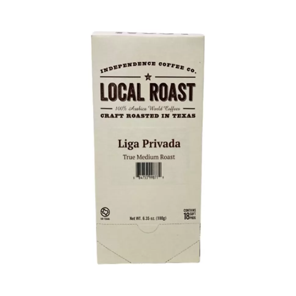 Independence Coffee Co. Liga Privada Coffee Pods, Medium Roast, 18/Box (LPA.SSrnd-108ctcs) Online