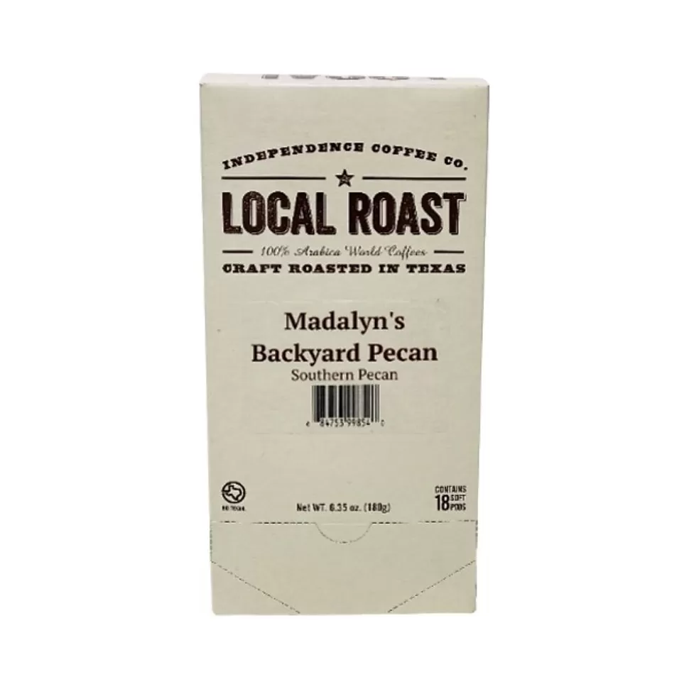 Independence Coffee Co. Madalyn's Backyard Pecan Southern Pecan Coffee Pods, Light Roast, 18/Box (MBP.SSrnd-108ctcs) Best