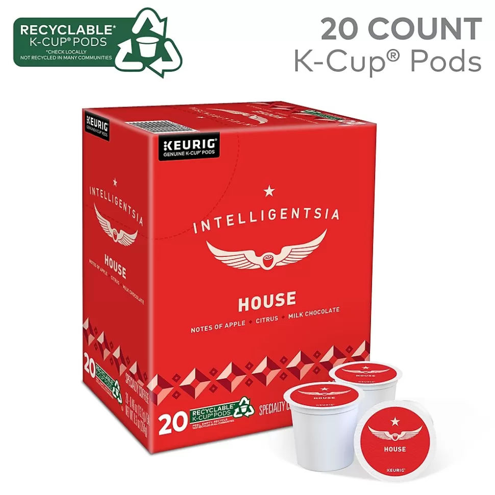 Intelligentsia House Coffee Keurig® K-Cup® Pods, Light Roast, 20/Box (5000371868) Best