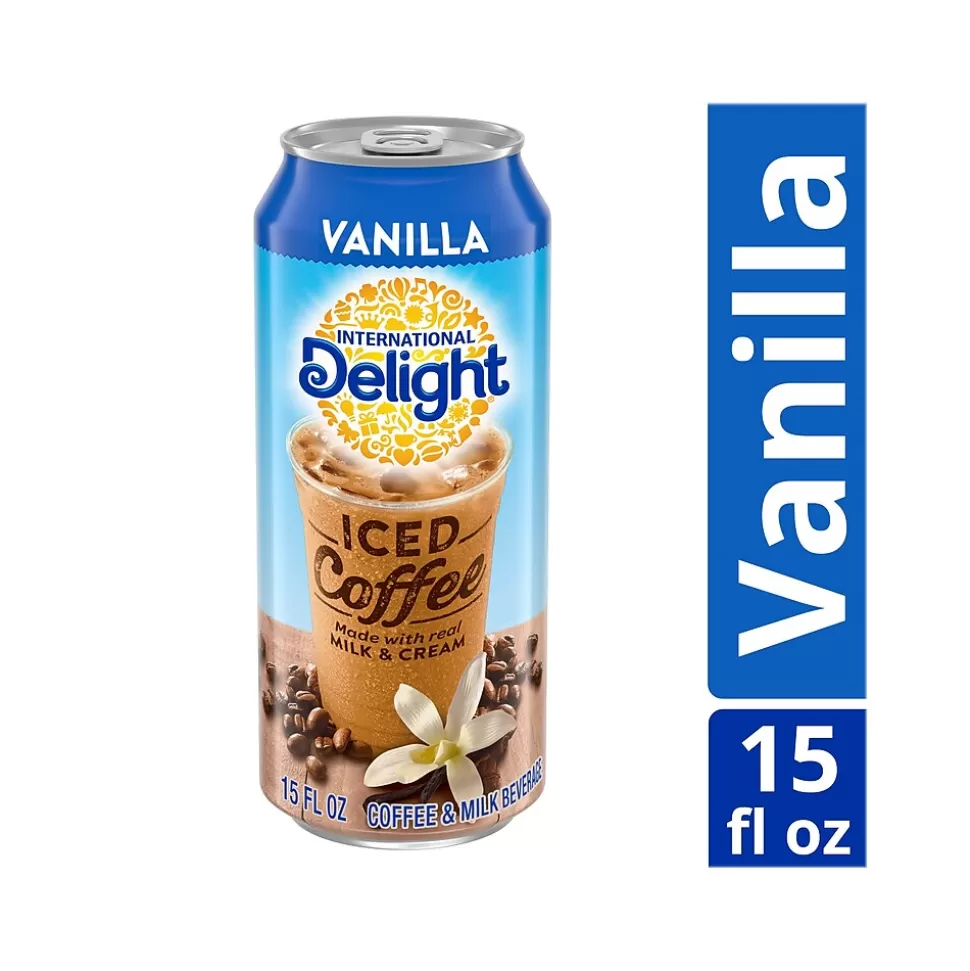 International Delight Iced Vanilla Coffee, 15 fl. oz., 12/Carton (745189/177175) Shop