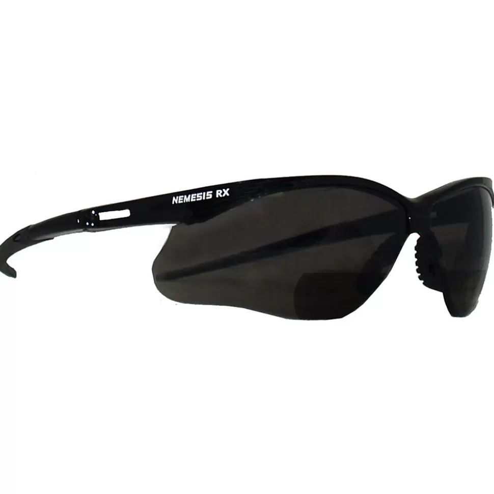 Jackson Safety ® V60 Nemesis +1.5 RX Safety Eyewear, Black (138-22516) Fashion