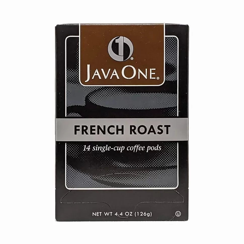 JavaOne French Roast Coffee Freshpack, Dark Roast, 84/Carton (JTC30806CT) Fashion