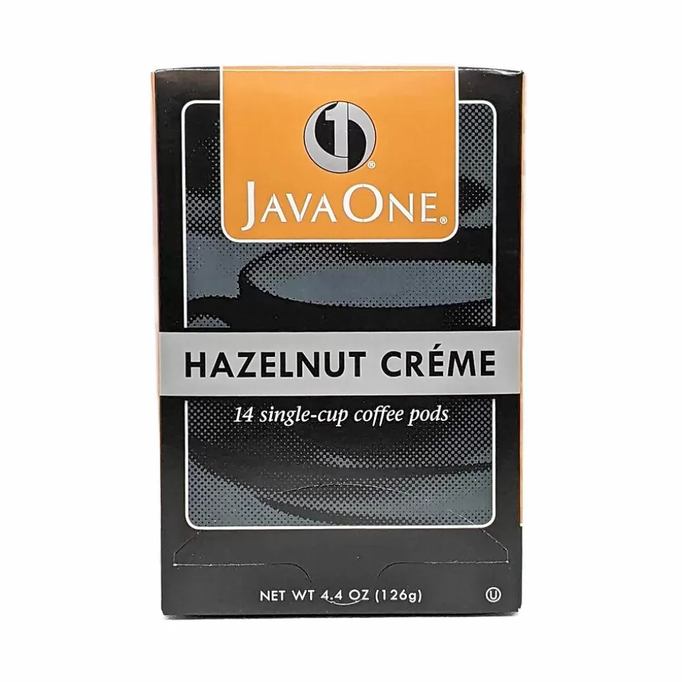 JavaOne Hazelnut Crème Coffee Freshpack, Light Roast, 84/Carton (JTC70506CT) Hot