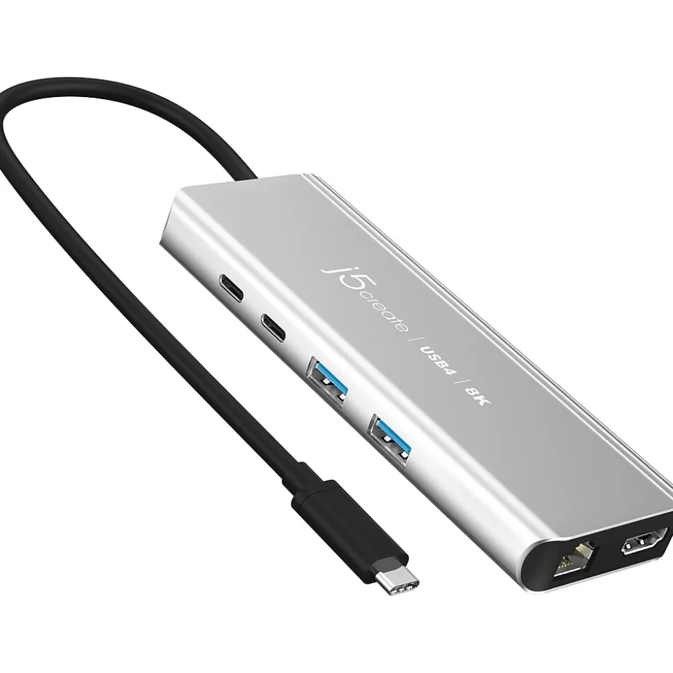 j5create 6-Port USB-C Hub, Space Gray (JCD403) Sale