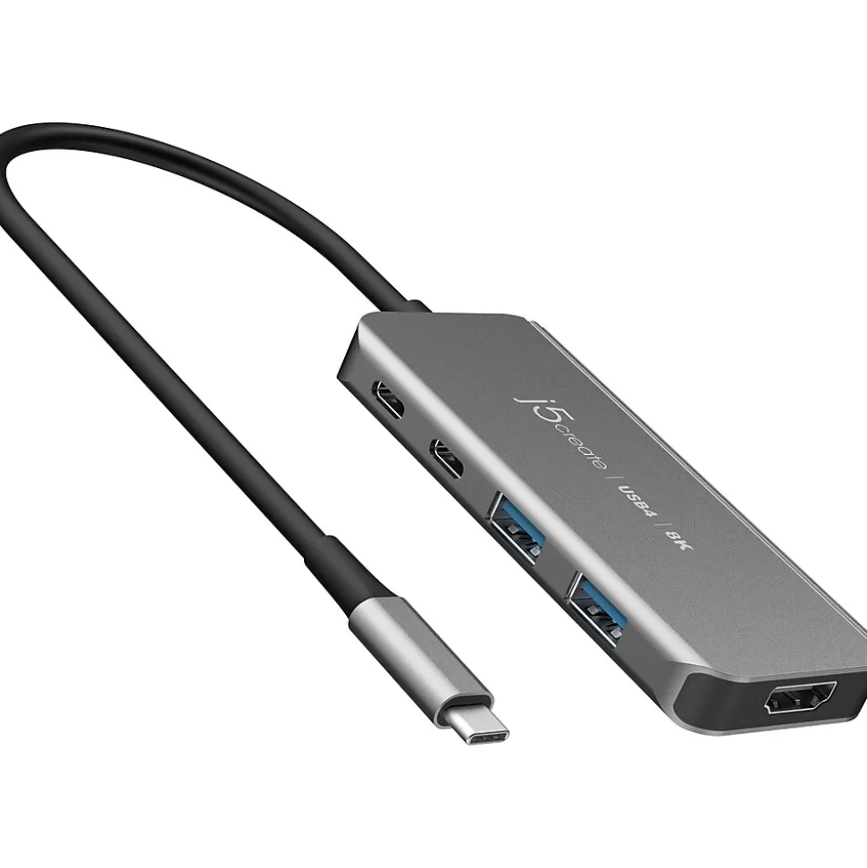 j5create 5-Port USB-C Hub, Space Gray (JCH453) Cheap