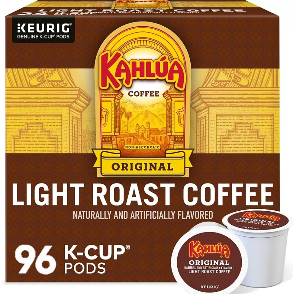 Kahlua Original Coffee, Keurig K-Cup Pod, Light Roast, 96/Carton (PB4141CT) Shop