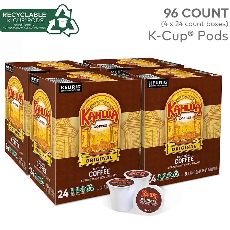 Kahlua Original Coffee, Keurig K-Cup Pod, Light Roast, 96/Carton (PB4141CT) Shop