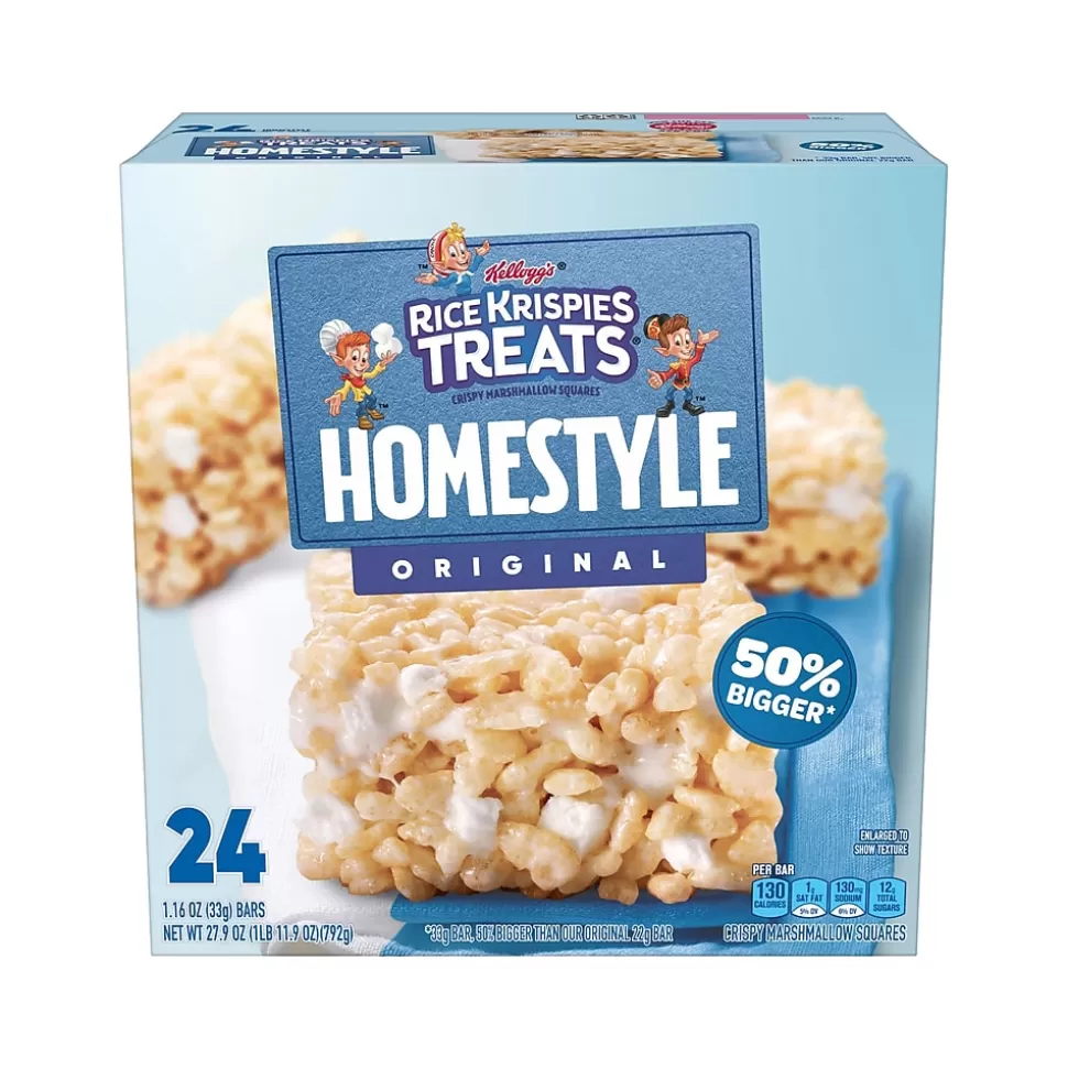 Kellogg's Rice Krispie Treats Homestyle Original Cereal Bar, 1.16 oz., 24 Bars/Box (KEE27140) Cheap