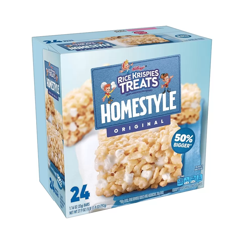 Kellogg's Rice Krispie Treats Homestyle Original Cereal Bar, 1.16 oz., 24 Bars/Box (KEE27140) Cheap