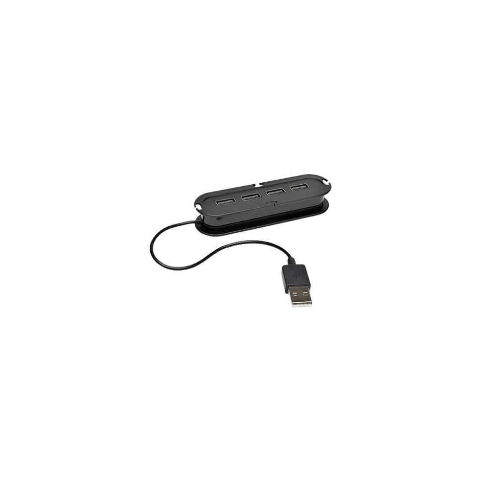 Kensington Hi-Speed 4-Port USB 2.0 Hub, Black (U222-004) Shop