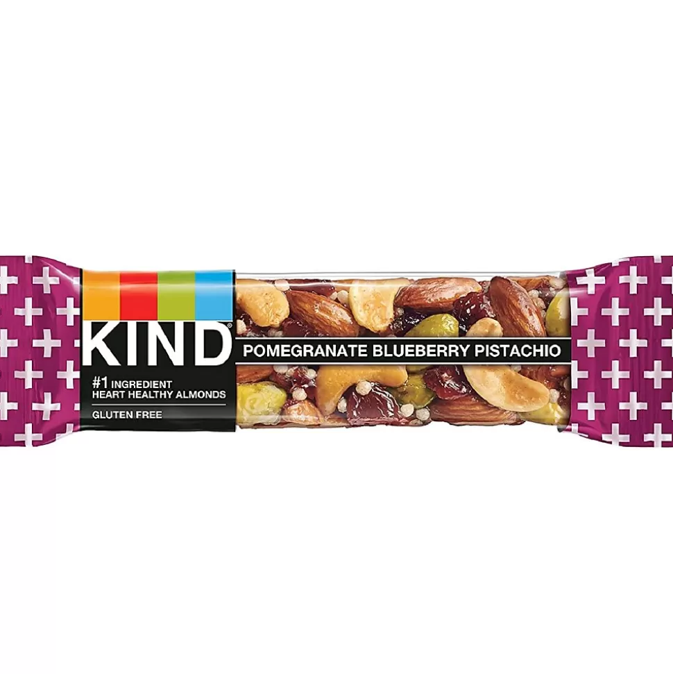 KIND Gluten Free Pomegranate Blueberry Pistachio Nutrition Bar, 1.4 oz., 12 Bars/Box (PHW17221) Fashion