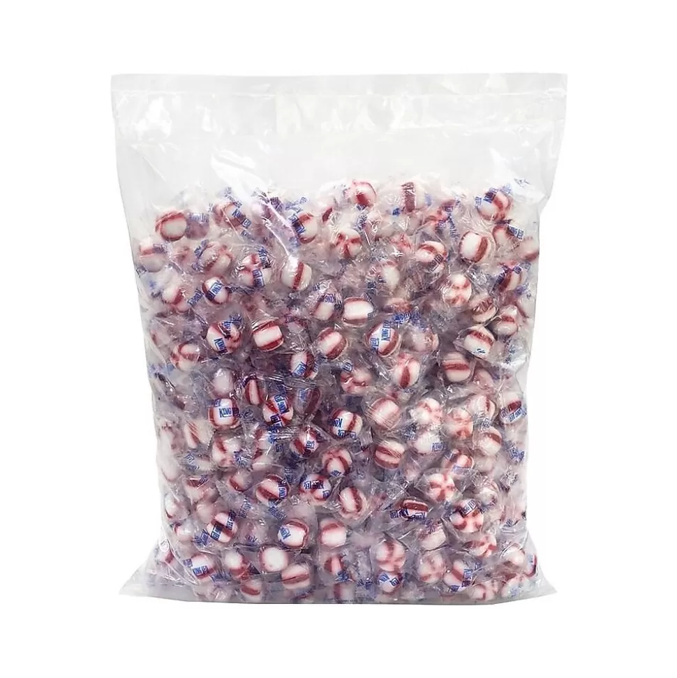 King Leo Soft Peppermint Mints, 80 oz., 400 Pieces/Pack (210-00050) Cheap