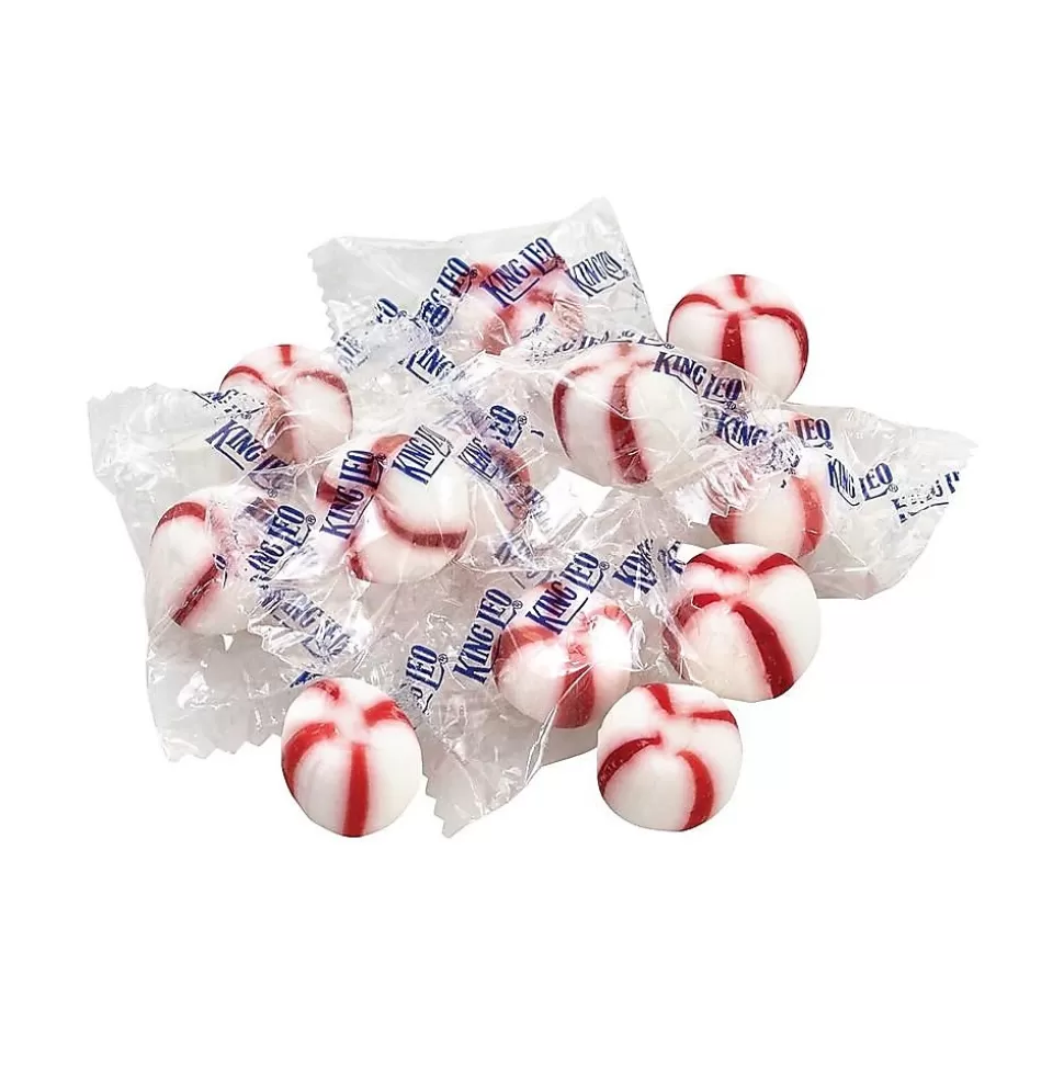 King Leo Soft Peppermint Mints, 80 oz., 400 Pieces/Pack (210-00050) Cheap