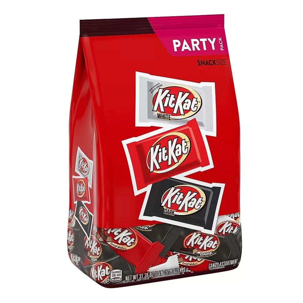 Kit Kat Party Pack Snack Size Assorted Flavors Candy Bar, 31.36 oz. (HEC93890) Best Sale