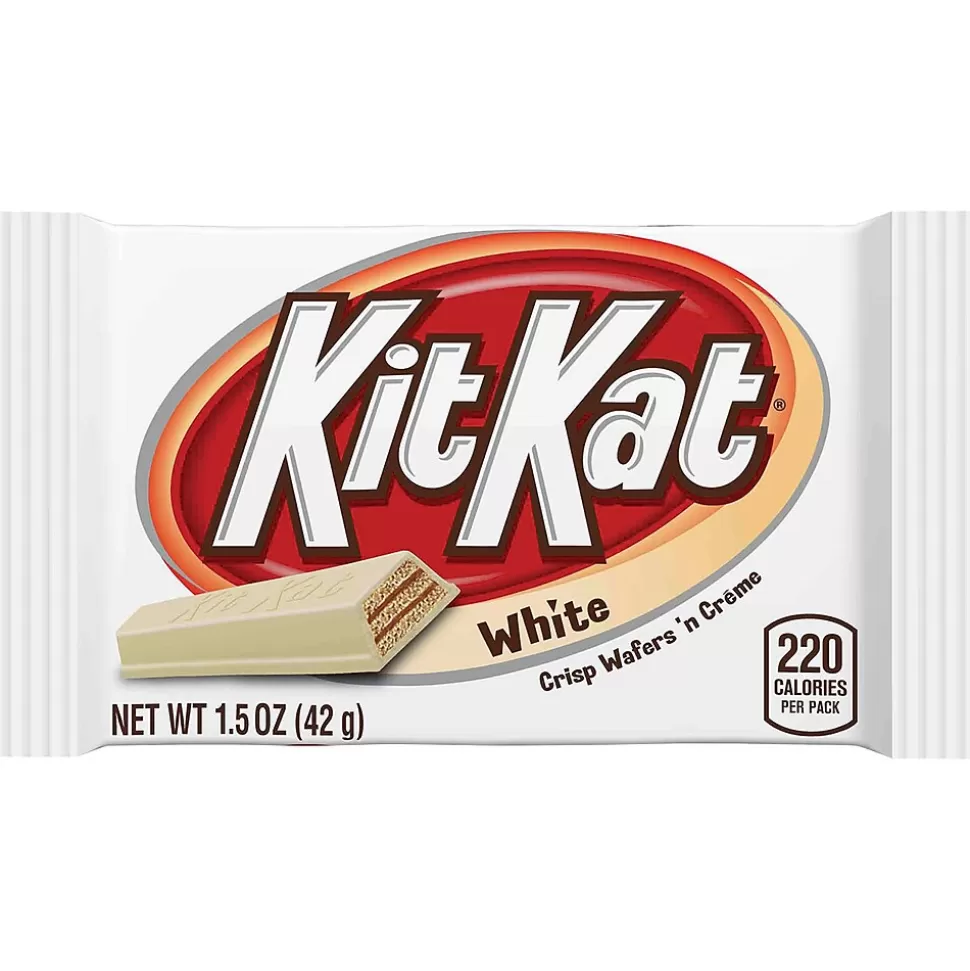 Kit Kat White Crème Milk Chocolate Candy Bar, 1.5 oz., 24 (246-00182) Best Sale