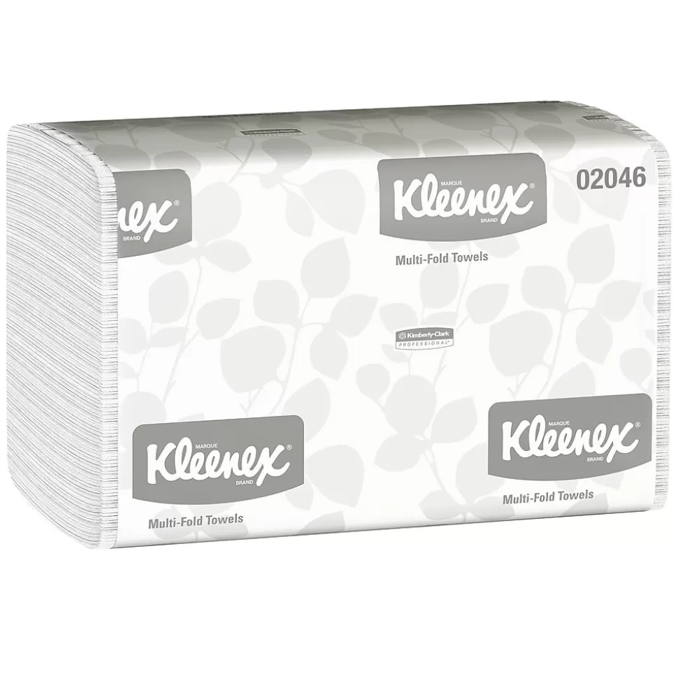Kleenex Recycled Multifold Paper Towels, 1-ply, 150 Sheets/Pack, 8 Packs/Carton (02046) Best
