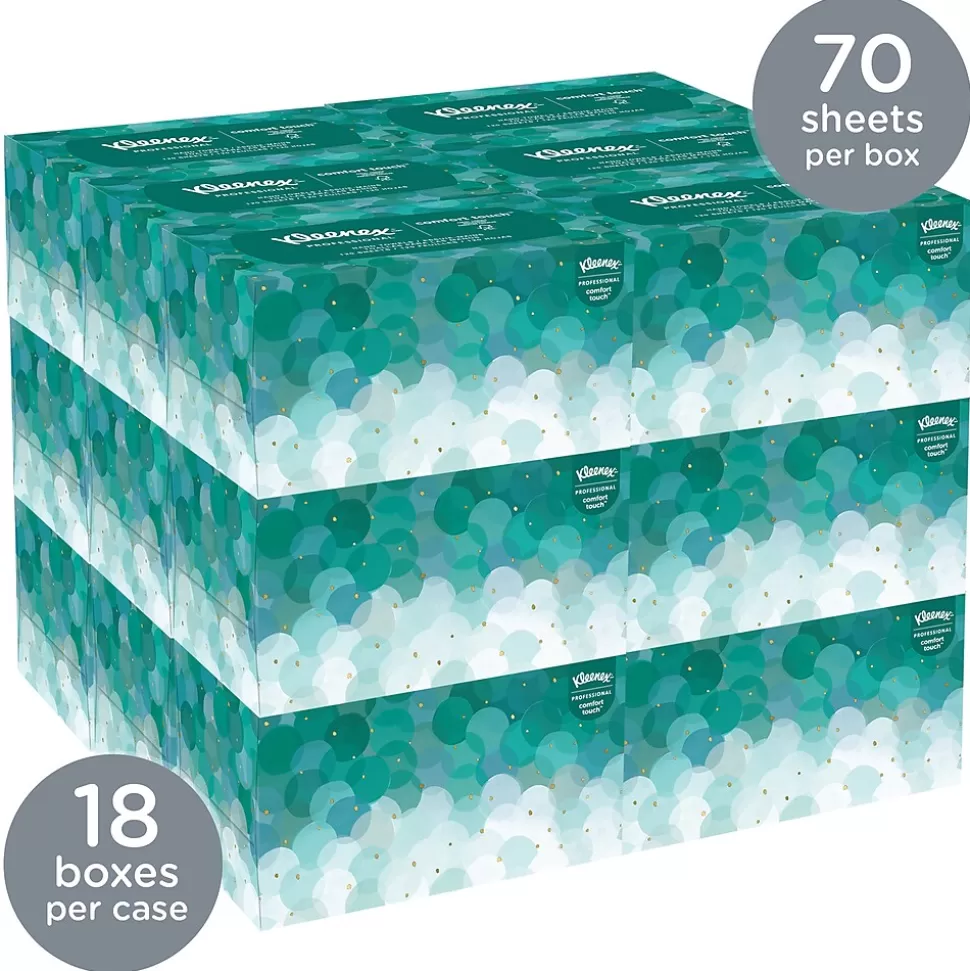 Kleenex Ultra Soft Hand Towels, 1-ply, 70 Sheets/Box, 18 Boxes/Carton (11268) Flash Sale