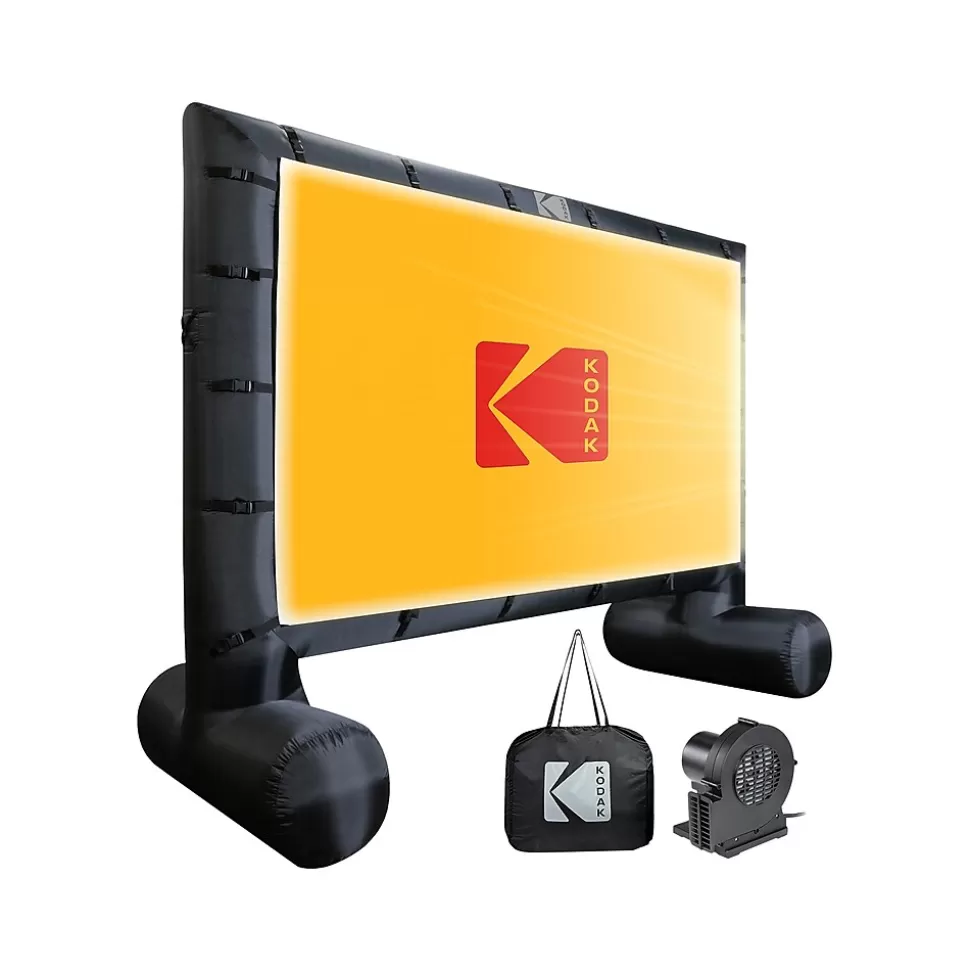 Kodak 174" Manual Floor Projector Screen, White/Black (RODPJINSCR17) Sale