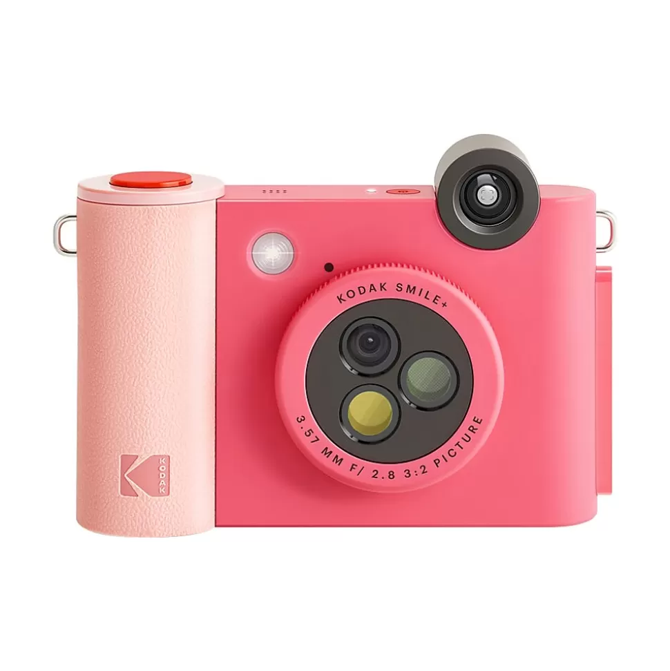 Kodak Smile+ 5 Megapixels Digital Instant Print Camera, Fuchsia (RODSMPCAMFS) Fashion