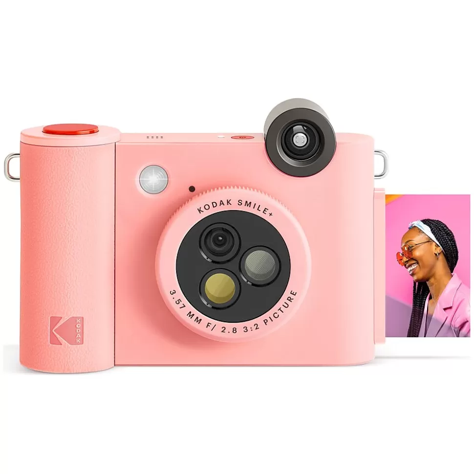 Kodak Smile+ 5 Megapixels Digital Instant Print Camera, Pink (RODSMPCAMPK) Store