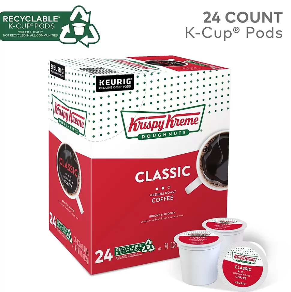 Krispy Kreme Classic Coffee Keurig® K-Cup® Pods, Medium Roast, 24/Box (06110) Best Sale