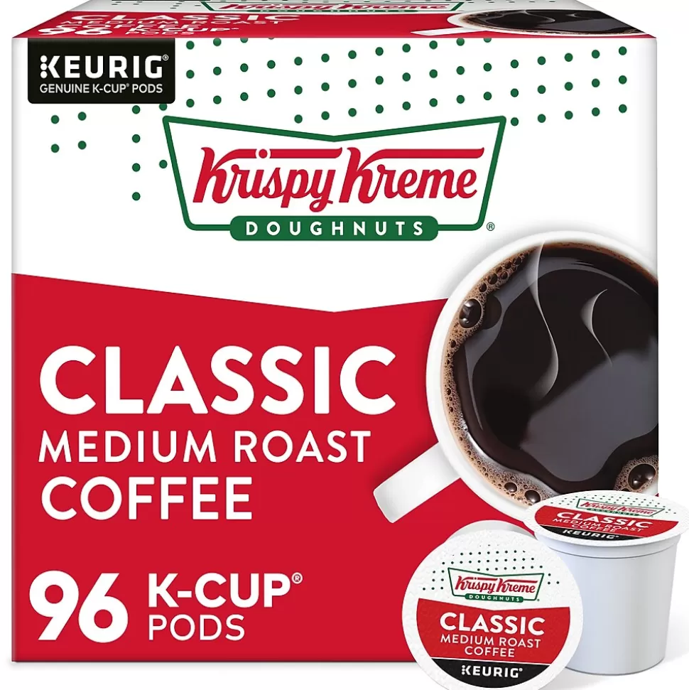 Krispy Kreme Classic Coffee Keurig® K-Cup® Pods, Medium Roast, 96/Carton (06110CT) Shop