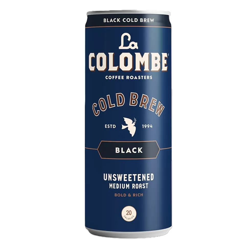 La Colombe Coffee La Colombe Caffeinated Cold Brew Coffee, Black, Medium Roast, 11 oz., 12/Carton (PPPURC1205) Fashion