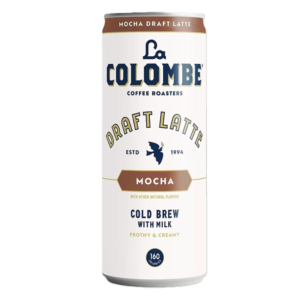 La Colombe Coffee La Colombe Draft Mocha Latte Caffeinated Cold Brew Coffee, Medium Roast, 11 oz., 12/Carton (PPPURC1202) Best Sale