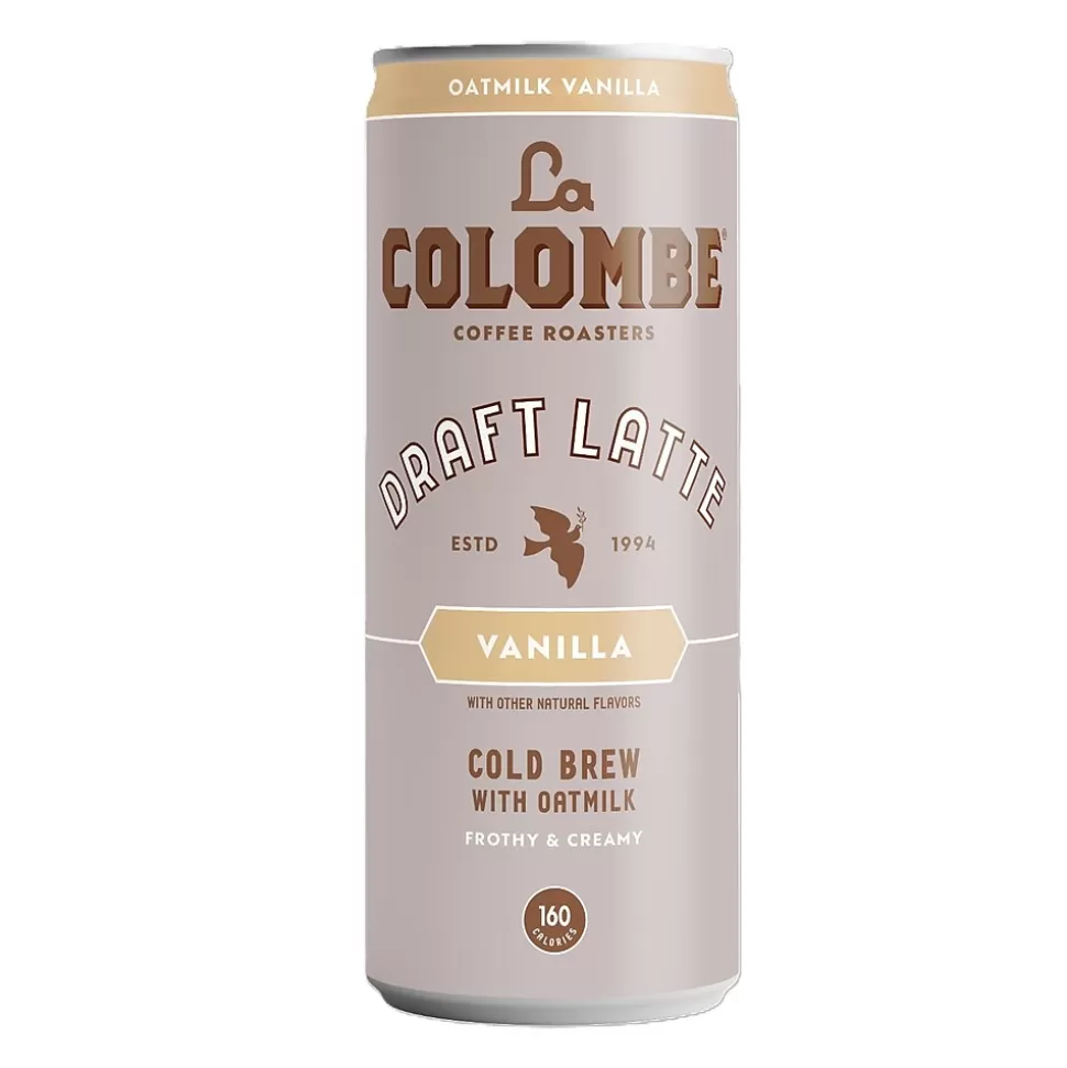 La Colombe Coffee La Colombe Draft Oatmilk Vanilla Latte Caffeinated Cold Brew Coffee, Medium Roast, 11 oz., 12/Carton (LCT02584) New