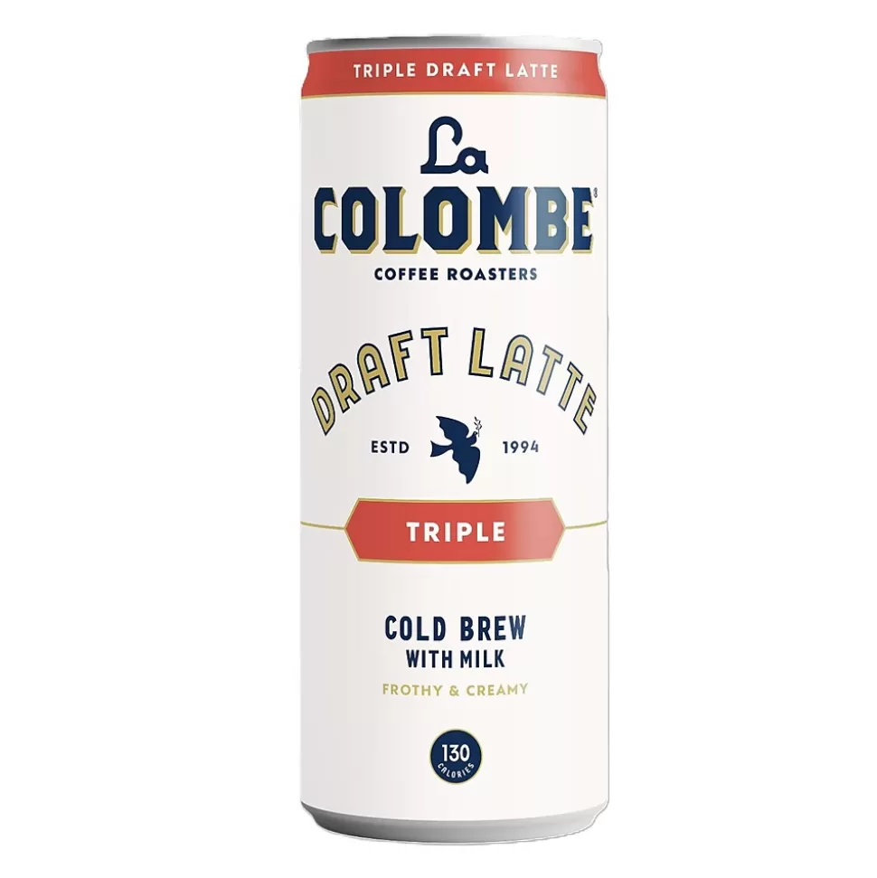 La Colombe Coffee La Colombe Draft Triple Shot Espresso Latte Caffeinated Cold Brew Coffee, Medium Roast, 11 oz., 12/Carton (PPPURC1204) Flash Sale