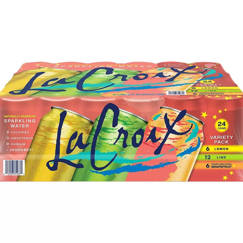 Lacroix Sparkling Water Variety Pack, Lime/Lemon/Grapefruit, 12 oz., 24/Carton (15114428) Discount