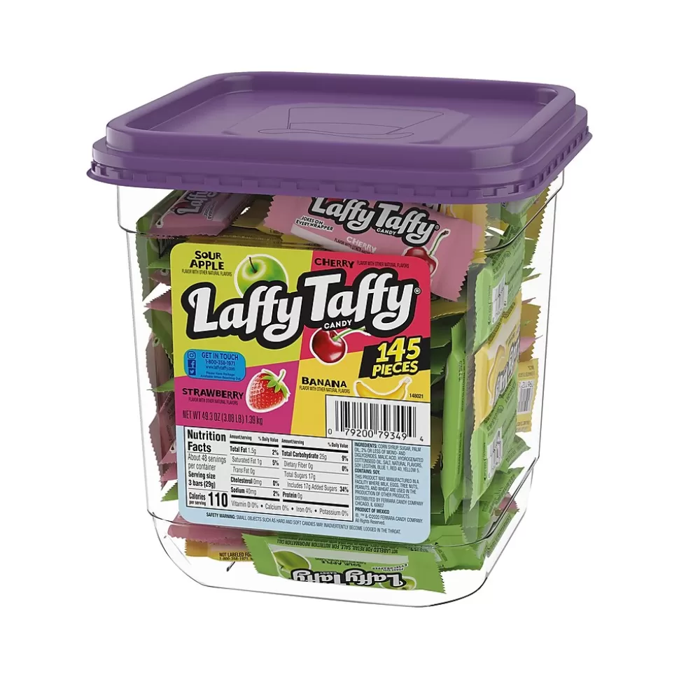 Laffy Taffy Assorted Chewy Candy, 0.34 oz, 145/Tub (FER42356 ) Shop