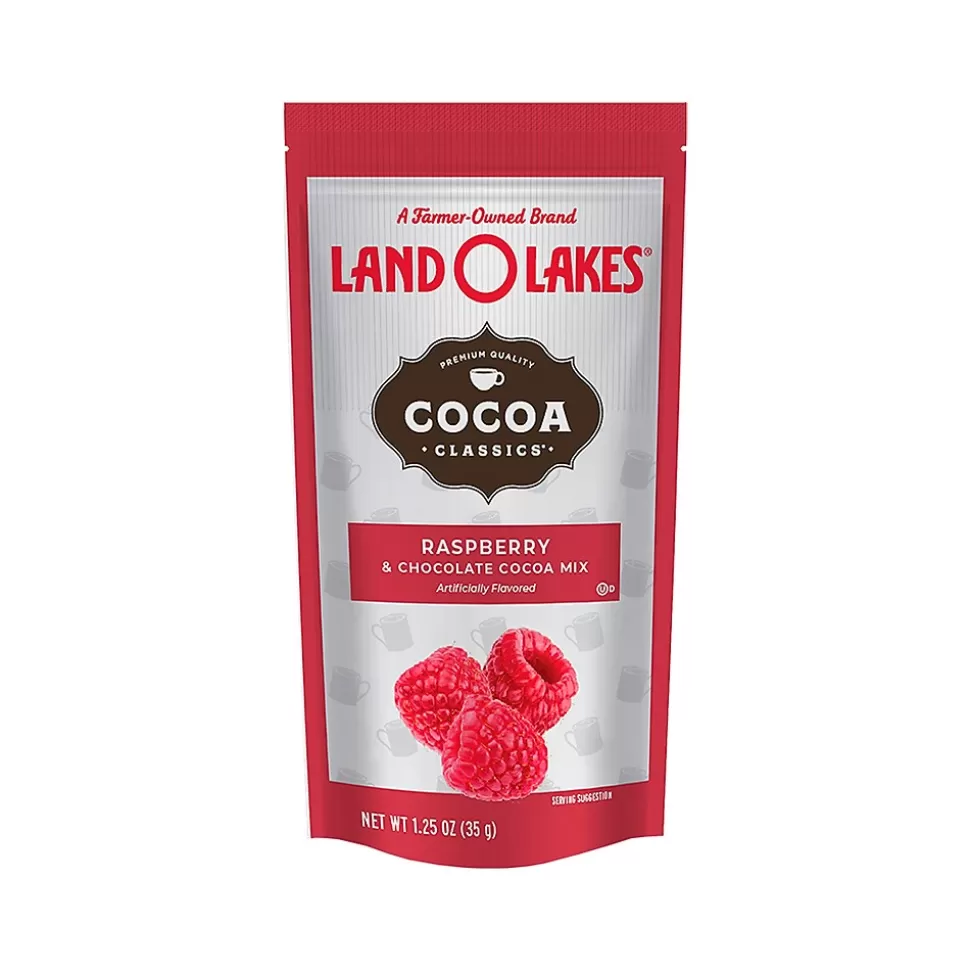 Land O Lakes Cocoa Classics Raspberry & Chocolate Hot Cocoa, 1.25 oz., 72/Carton (B203-W1375) New