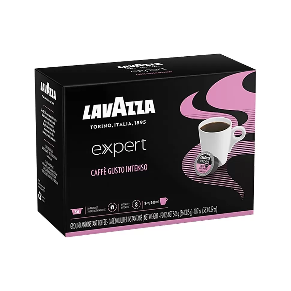 Lavazza Expert Caffe Gusto Intenso Wood Coffee Capsules, Dark Roast, 36/Box (1953001393) Discount