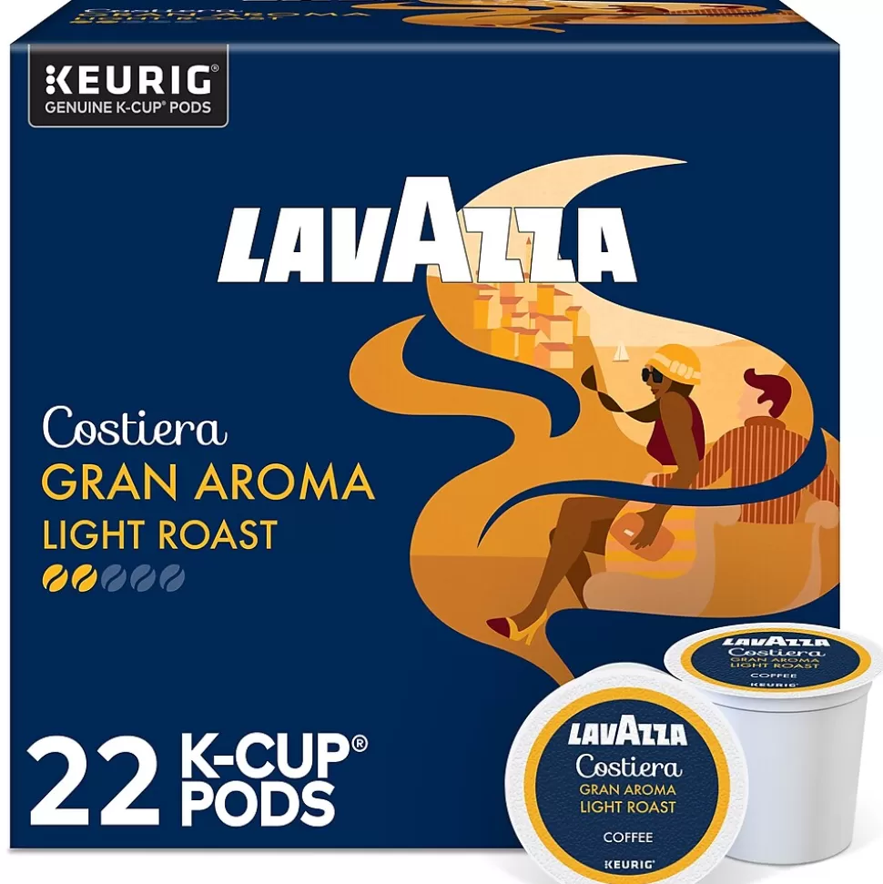Lavazza Gran Aroma Coffee Keurig® K-Cup® Pods, Medium Roast, 22/Box (6002) Discount