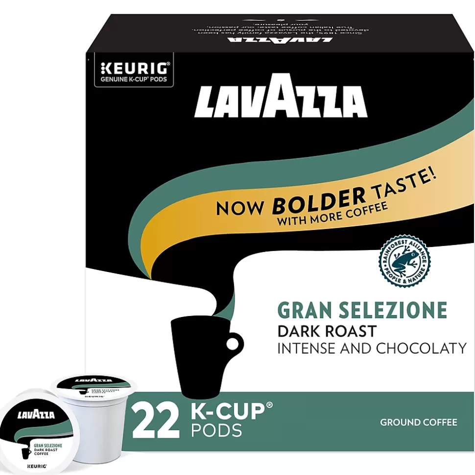Lavazza Gran Selezione Coffee Keurig® K-Cup® Pods, Dark Roast, 22/Box (6006) Cheap