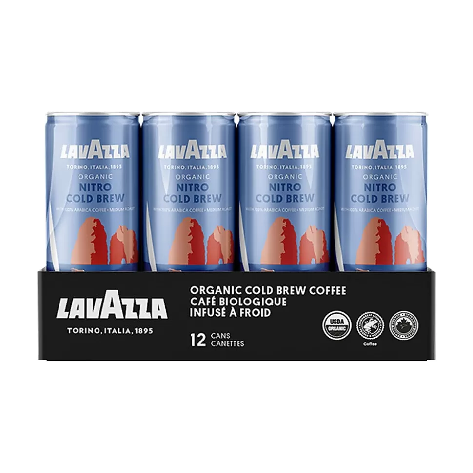 Lavazza Nitro Fruity Cold Brew Coffee, Medium Roast, 7 fl. oz., 12/Carton (2132) Best