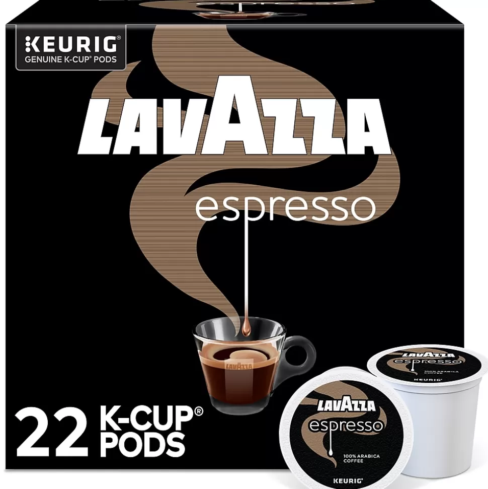 Lavazza Perfetto Espresso Coffee Keurig® K-Cup® Pods, Dark Roast, 22/Box (6000) Fashion